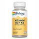 Vitamin D-3 & K-2 - 60 vcaps (Повреждена банка) 2023-10-3986 фото 1