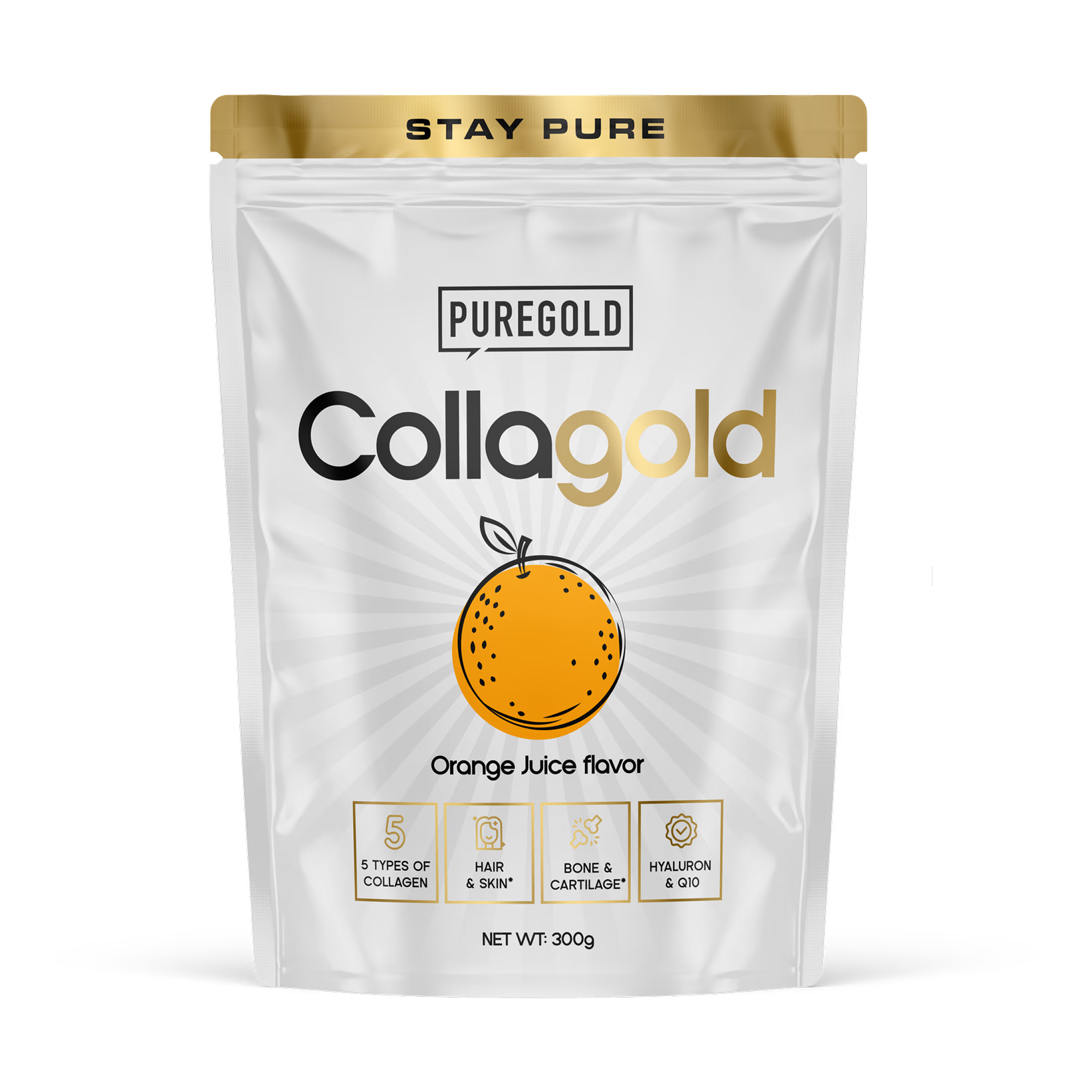 Колагеновий порошок CollaGold з апельсиновим смаком, 300 г