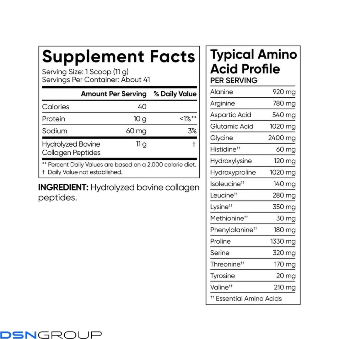 Collagen Peptides - 454g Unflavored