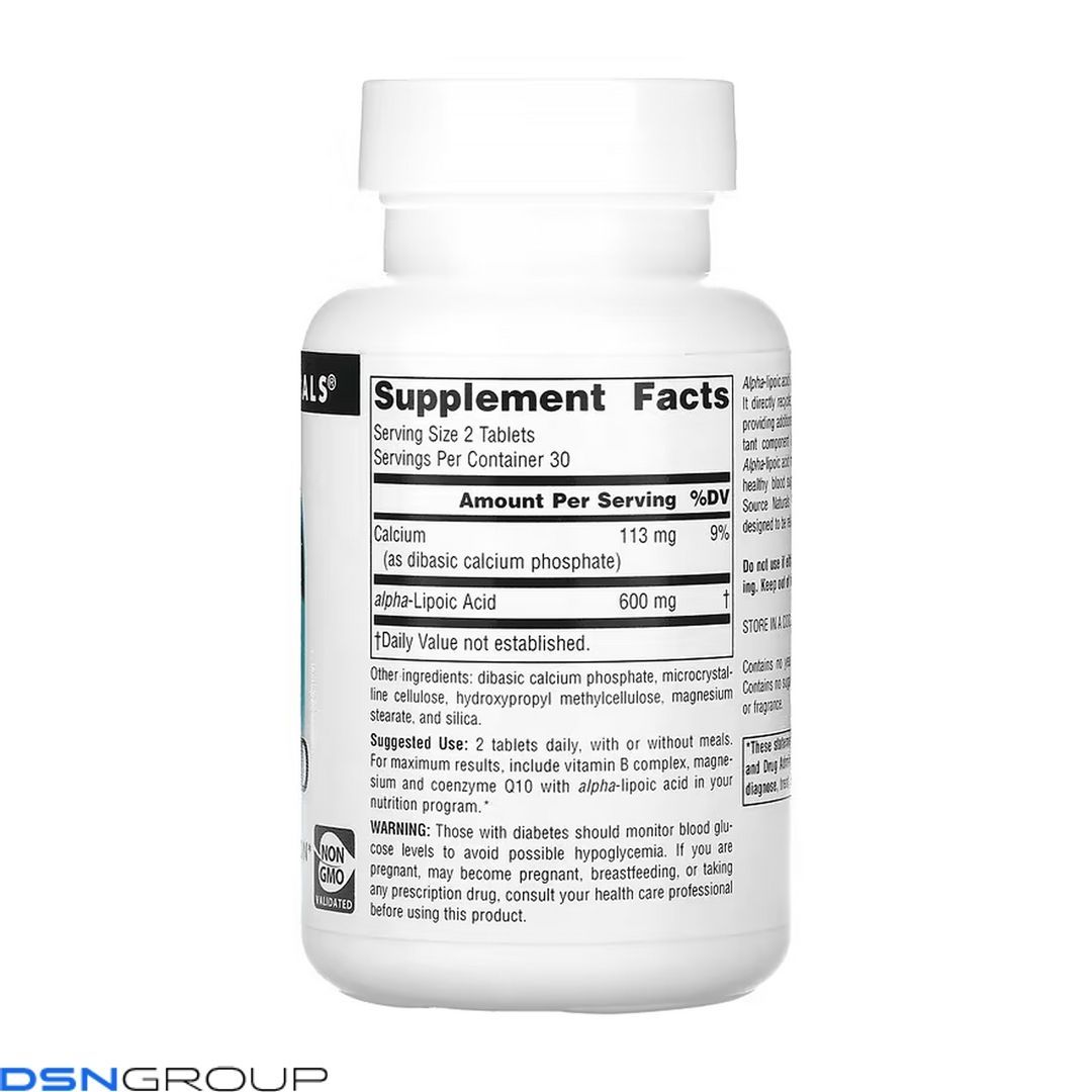 Alpha Lipoic Acid 300mg - 60 tabs