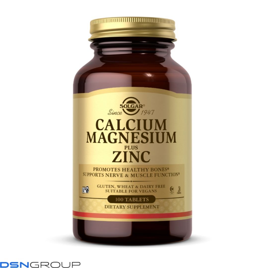 Calcium Magnesium Plus Zinc - 100 tabs (Пошкоджена етикетка) 2023-10-7950 фото Calcium Magnesium Plus Zinc - 100 tabs (Пошкоджена етикетка)