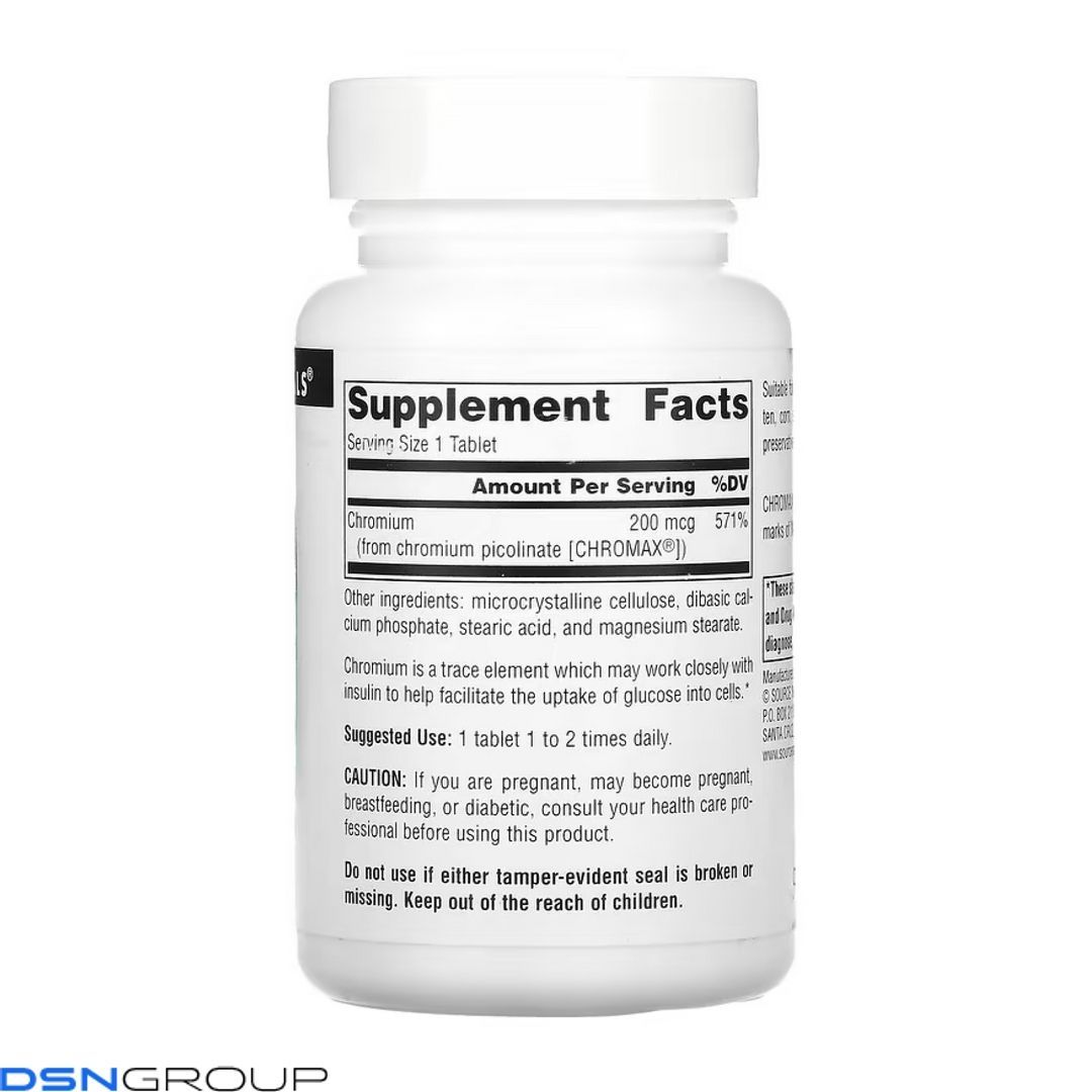 Chromium Picolinate 200 mcg, Yeast Free - 240 tabs