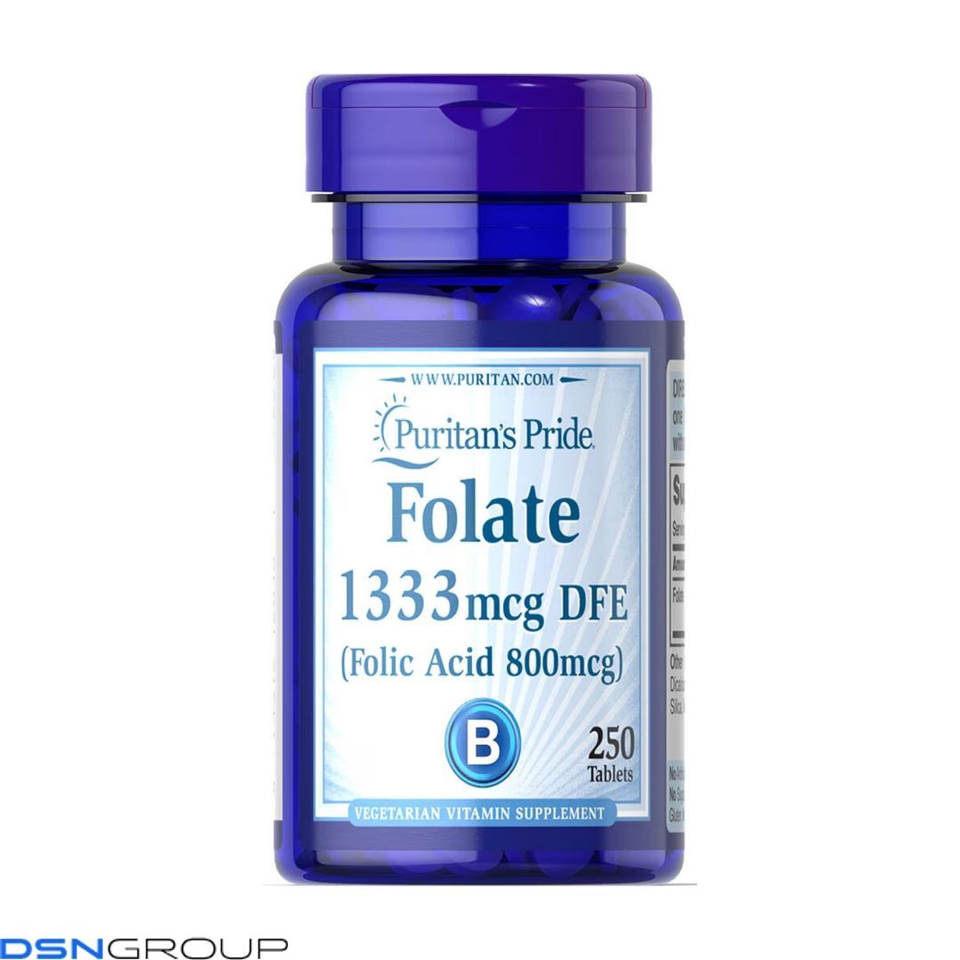 Folate 1333 mcg DFE - 250 tabs 2023-10-2471 фото Folate 1333 mcg DFE - 250 tabs