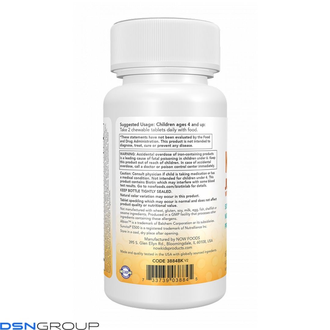 Kid Vits&trade; Juicy Orange - 120 tabs
