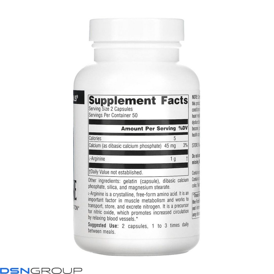 L-Arginine 500 mg - 100 tabs