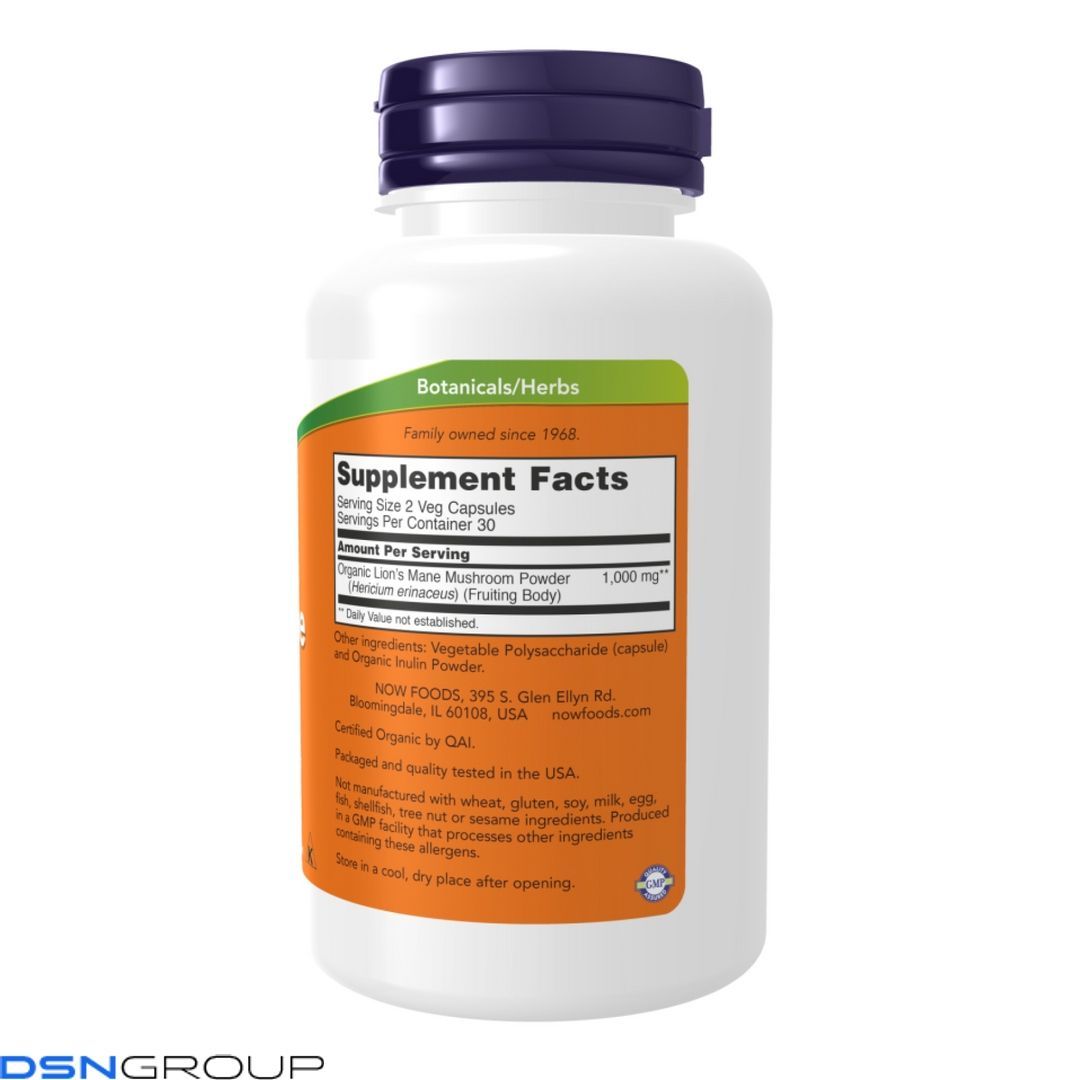 Lion's Mane 500mg - 60 vcaps (Повреждена этикетка)