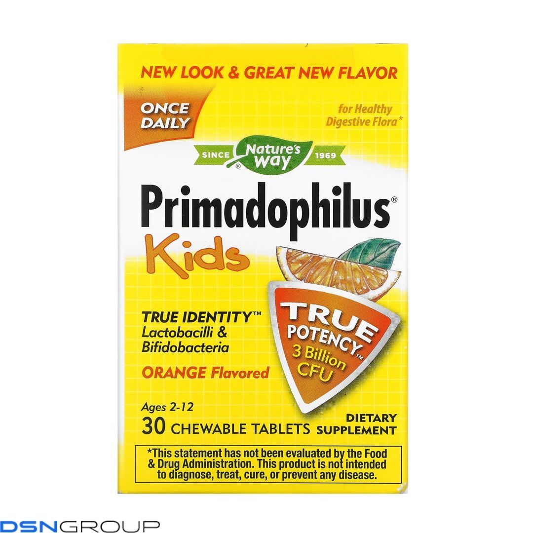 Kids Primadophilus - 30 tabs Orange 2023-10-2175 фото Kids Primadophilus - 30 tabs Orange