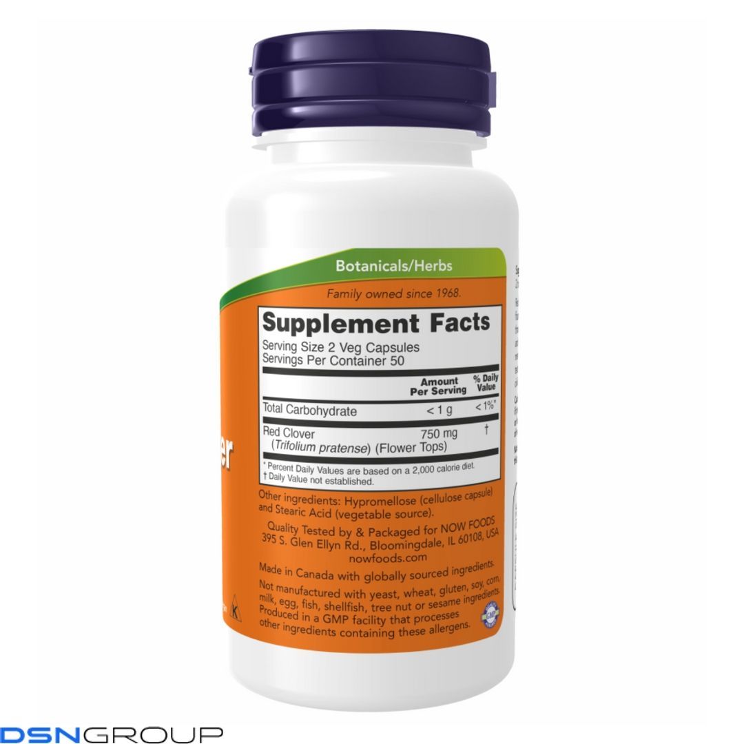 Red Clover 375 mg - 100 vcaps (Повреждена банка)