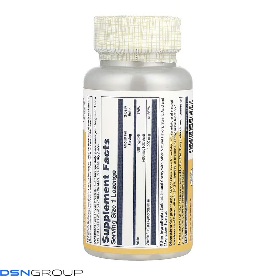 Vitamin B-12 1000mcg - 90 lozenges