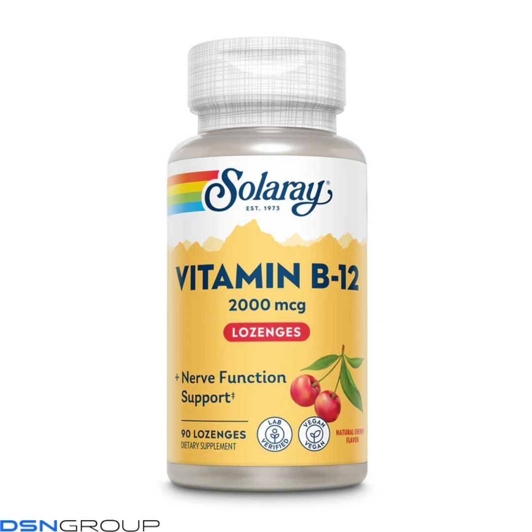 Vitamin B-12 2000mcg - 90 lozenges Natural Cherry 2023-10-2387 фото Vitamin B-12 2000mcg - 90 lozenges Natural Cherry