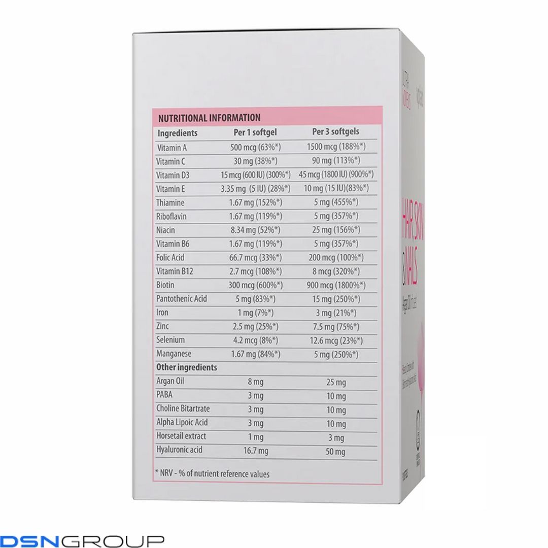 Ultra Women's Hair, Skin & Nails - 90 softgels 2022-10-0495 фото Ultra Women's Hair, Skin & Nails - 90 softgels