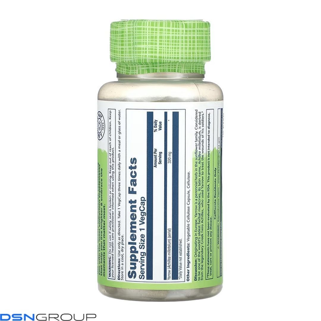 Yarrow Aerial 320mg - 100 vcaps