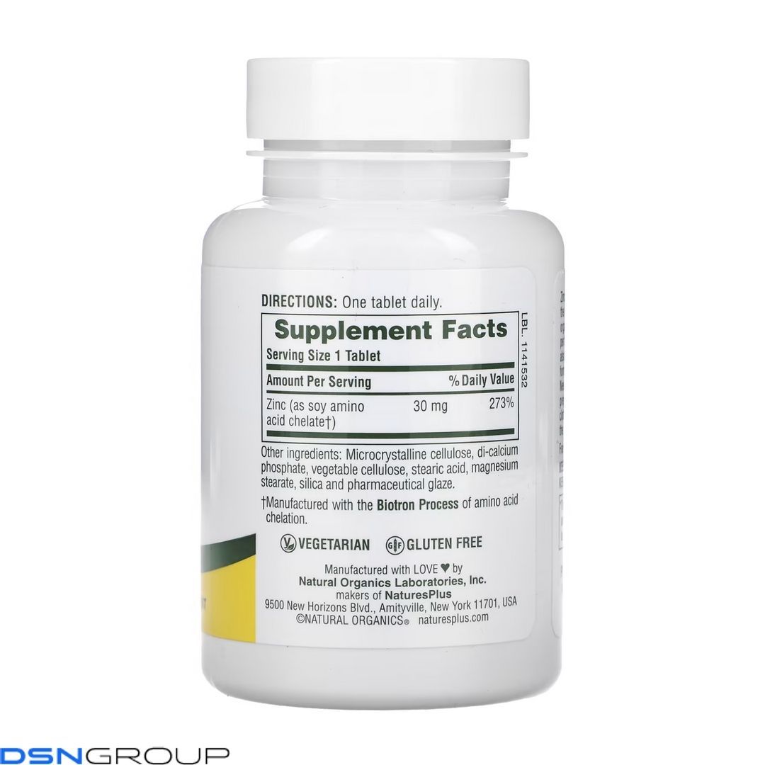 Zinc 30mg - 90 tabs