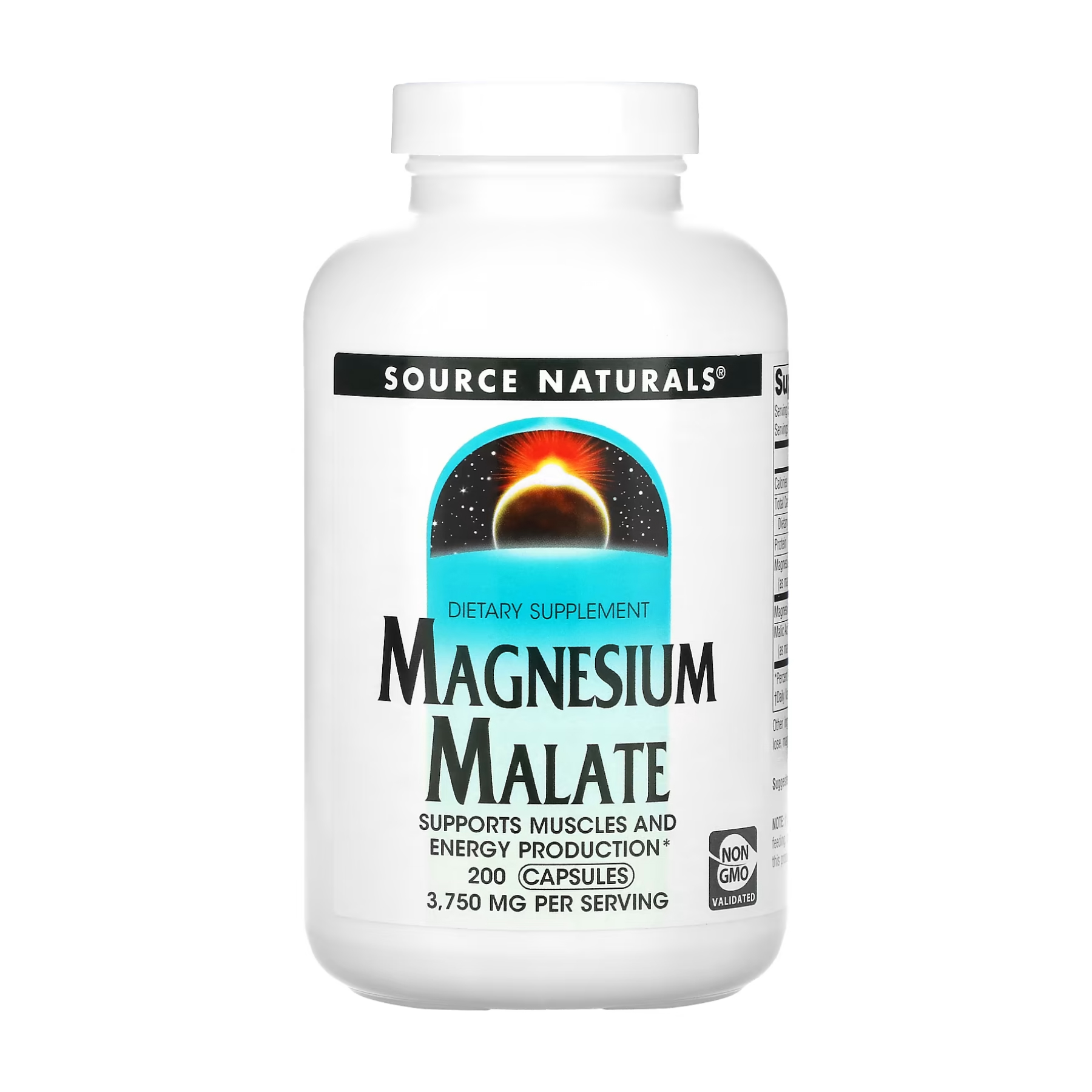 Малат магнію Source Naturals 625 мг, 200 капсул