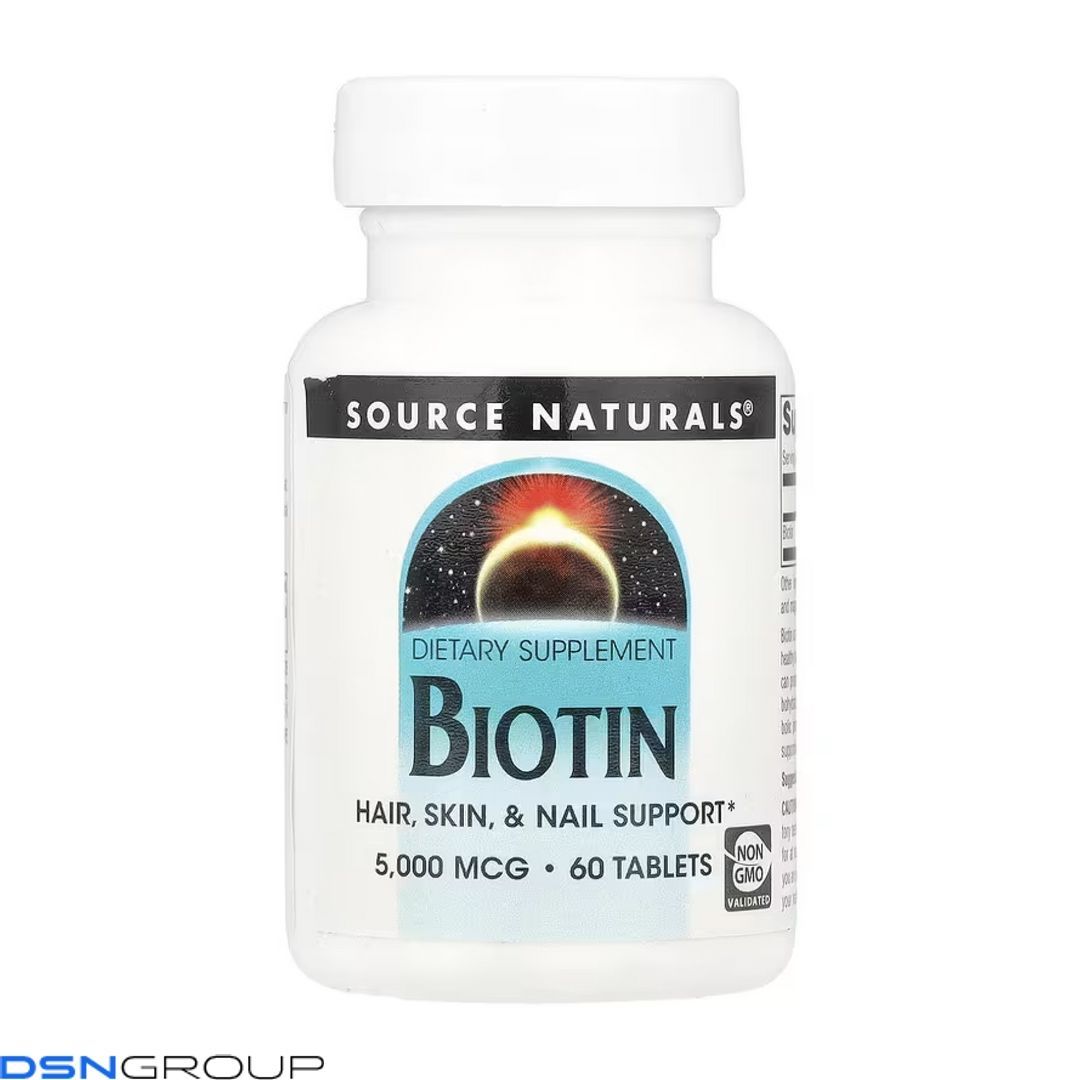 Biotin 5000mcg - 60 tabs 2023-10-4622 фото Biotin 5000mcg - 60 tabs
