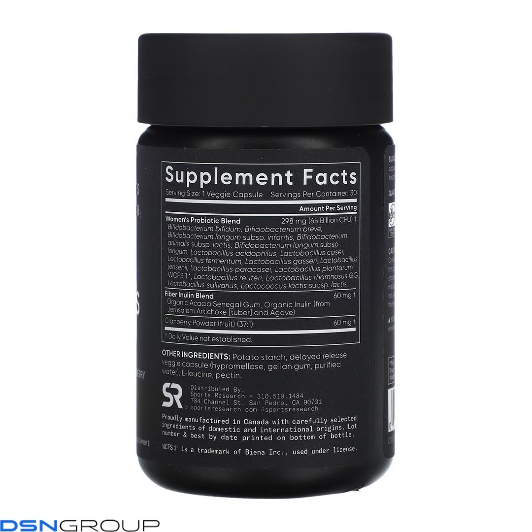 Daily Women's Probiotics 65 Billion CFU - 30 veg caps
