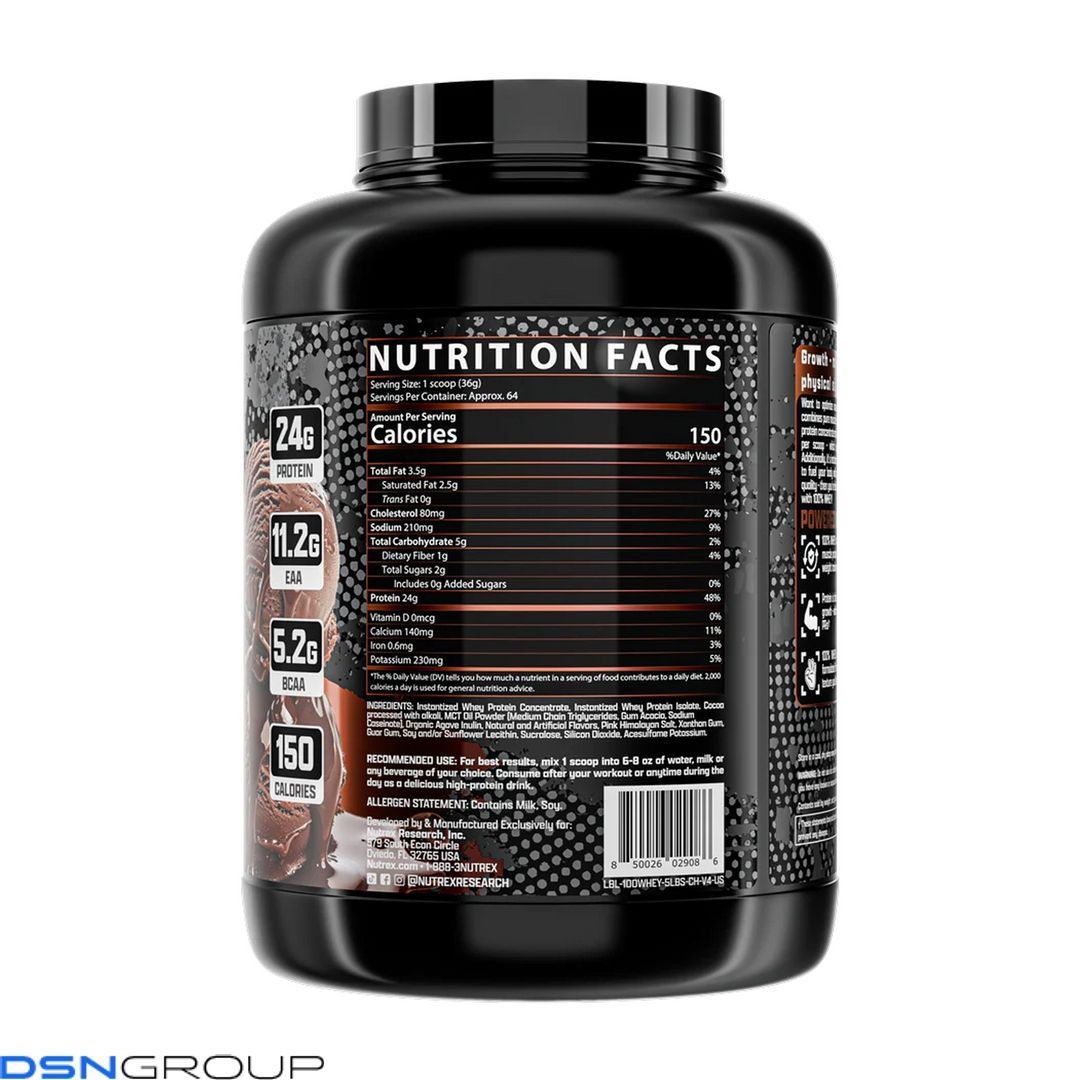 100% Whey Protein - 2265g Chocolate