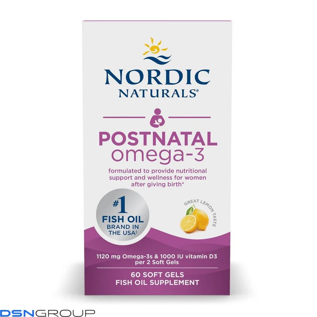 Postnatal Omega-3 - 60 softgels 2023-10-5966 фото Postnatal Omega-3 - 60 softgels