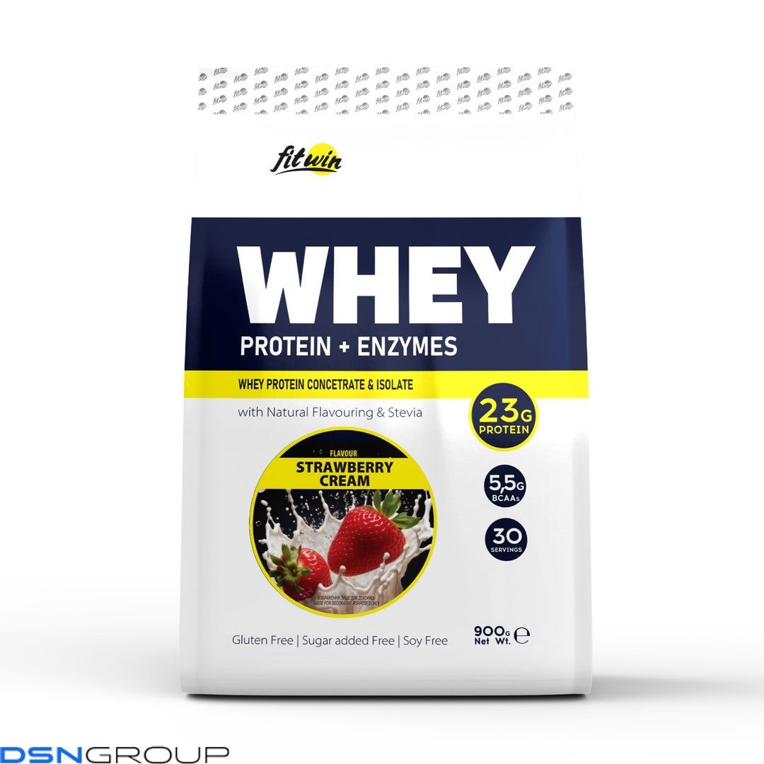 Whey - 900g Strawberry Cream 2023-10-2062 фото Whey - 900g Strawberry Cream
