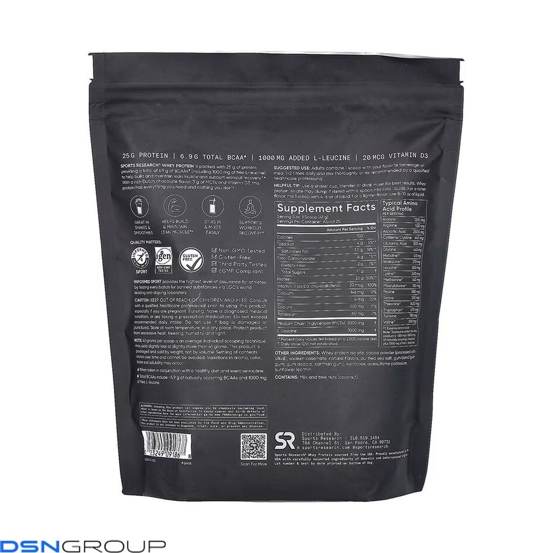 Whey Protein Isolate - 1030g Chocolate (Повреждена этикетка)