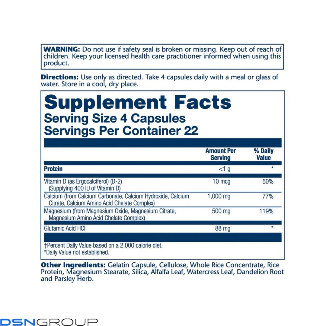 Calcium & Magnesium Amino Acid - 90 caps