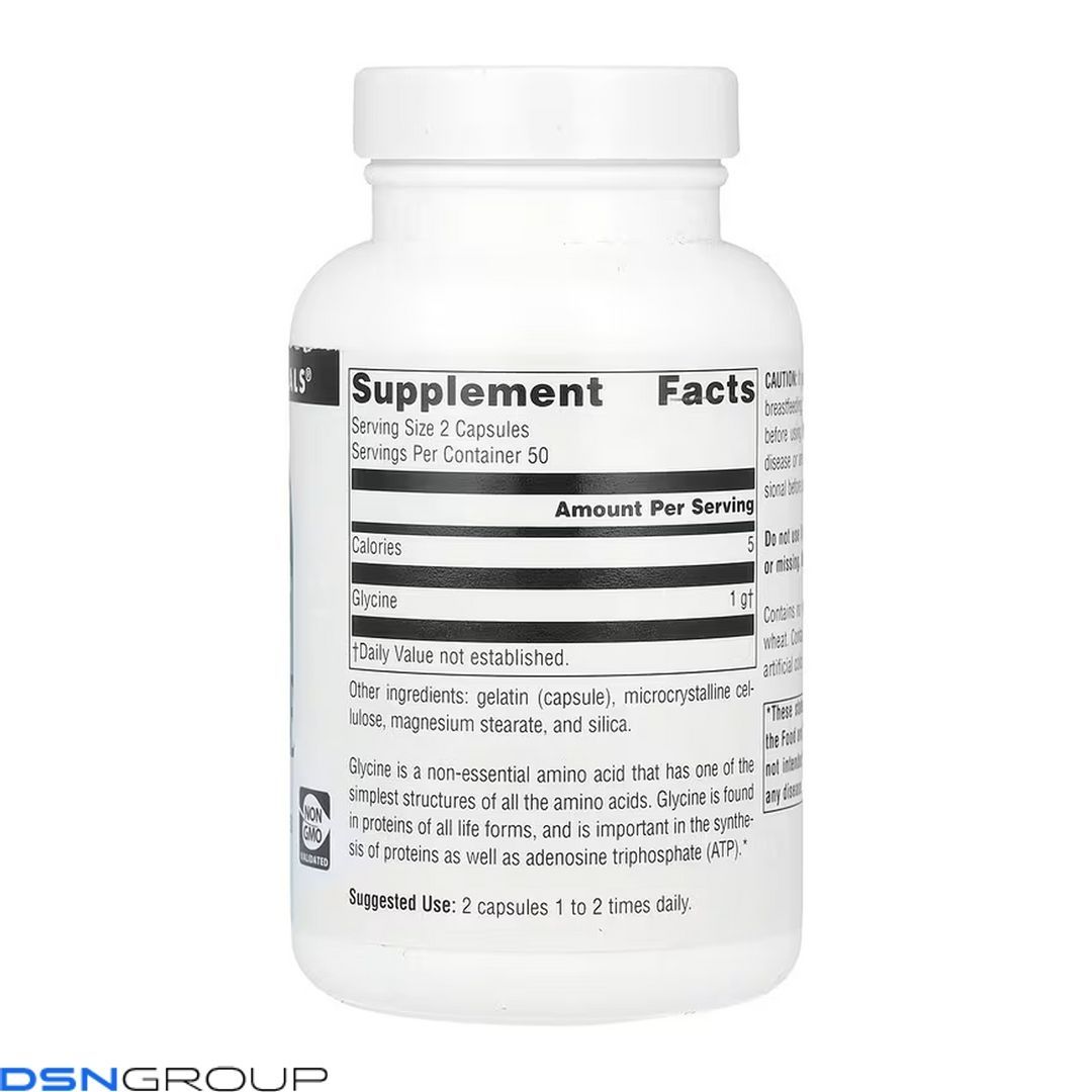 Glycine 500 mg - 100 caps
