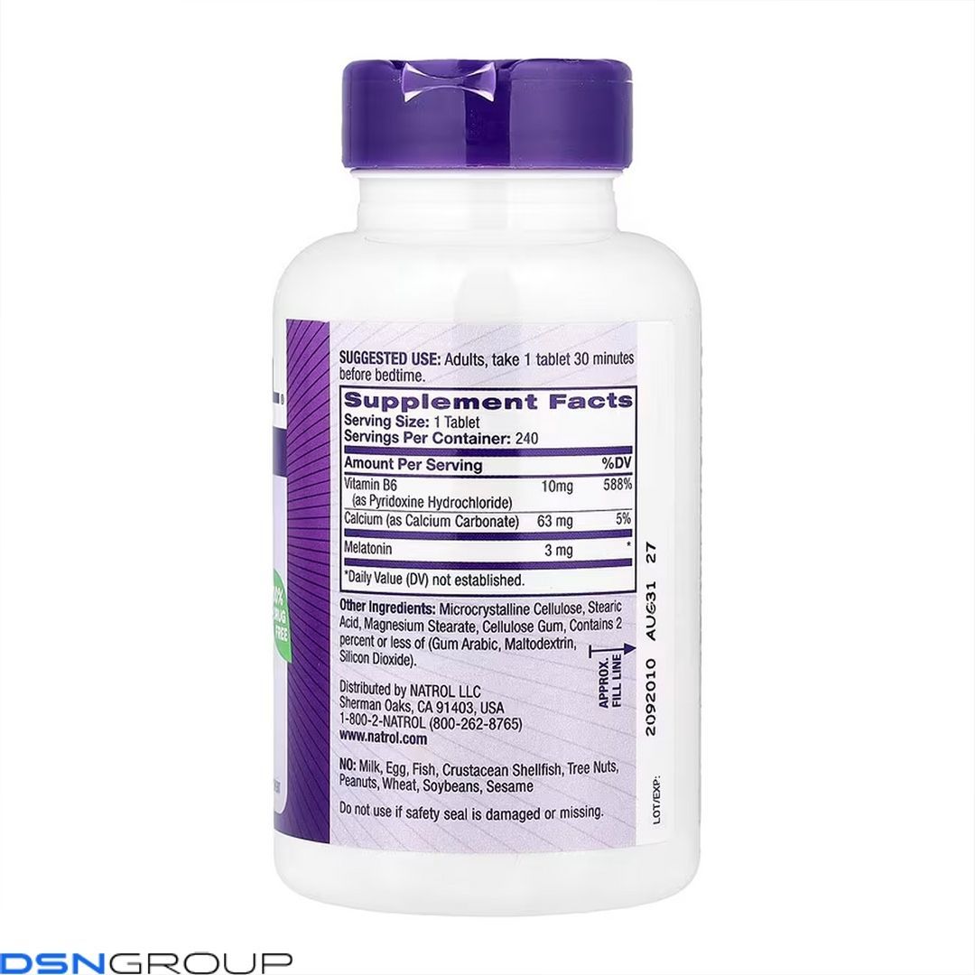 Melatonin 3mg - 240 tabs