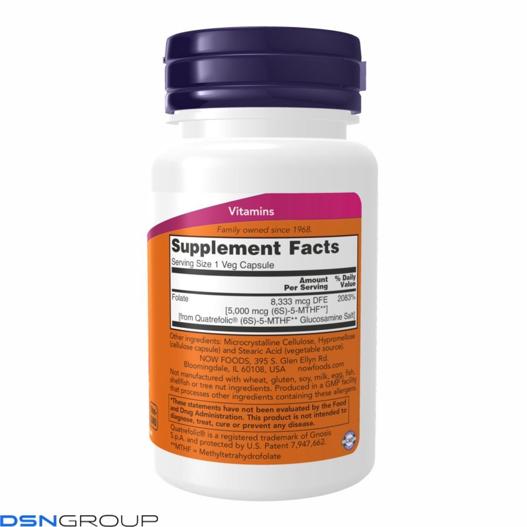 Methyl Folate 5000 mcg - 50 vcaps