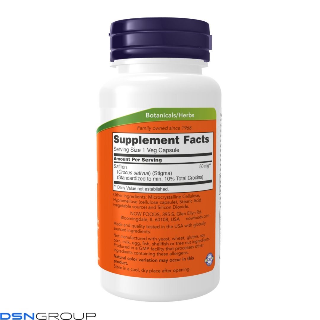 Saffron 50mg - 60 vcaps