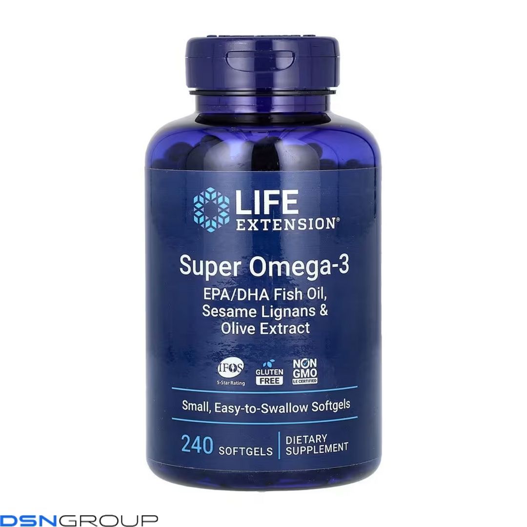 Super Omega-3 EPA/DHA Fish Oil Sesame Lignans & Olive Extract - 240 softgels 2022-10-1942 фото Super Omega-3 EPA/DHA Fish Oil Sesame Lignans & Olive Extract - 240 softgels
