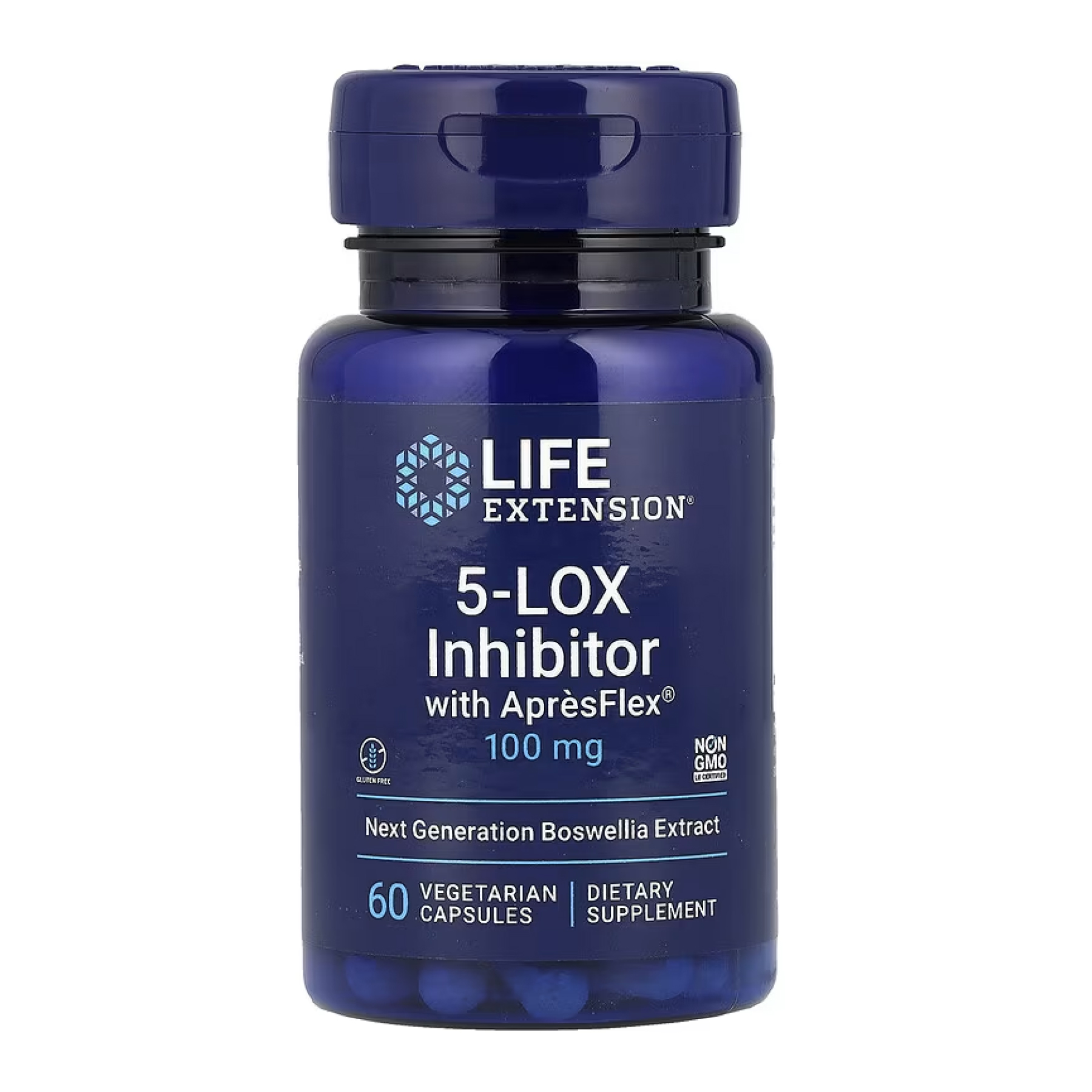 Life Extension 5-LOX з AprèsFlex®, 100 мг, 60 капсул