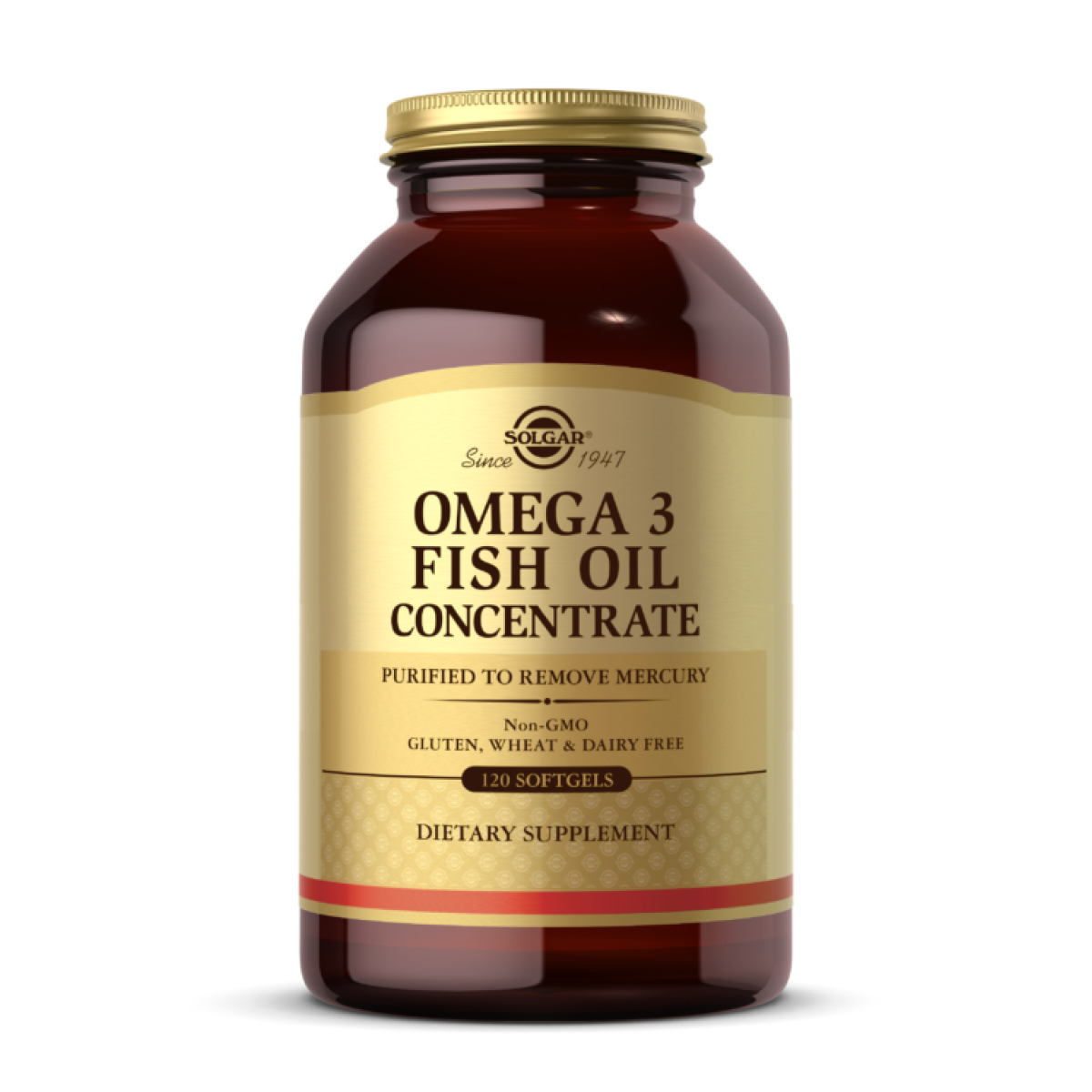 Solgar Omega-3 концентрат риб’ячого жиру, 120 капсул