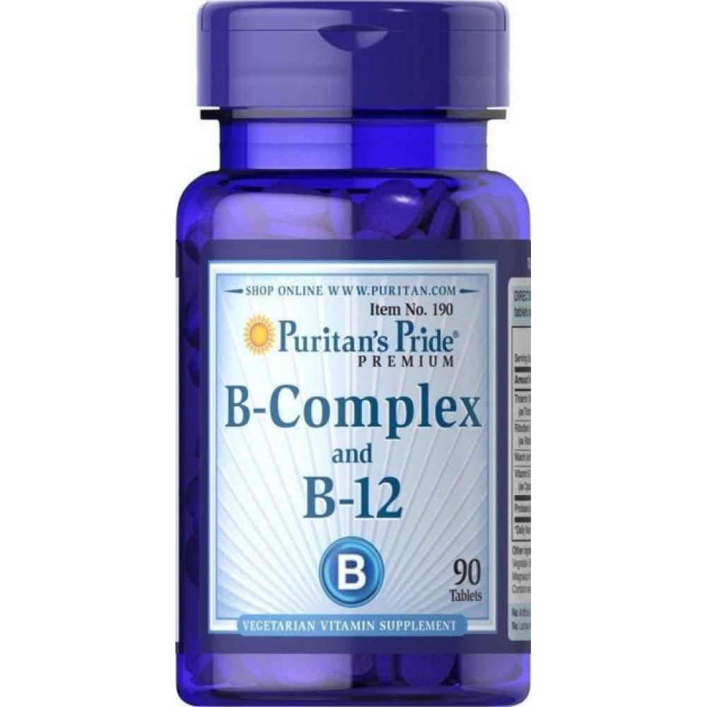 B-Complex B-12 - 90tabs (Повреждена банка)