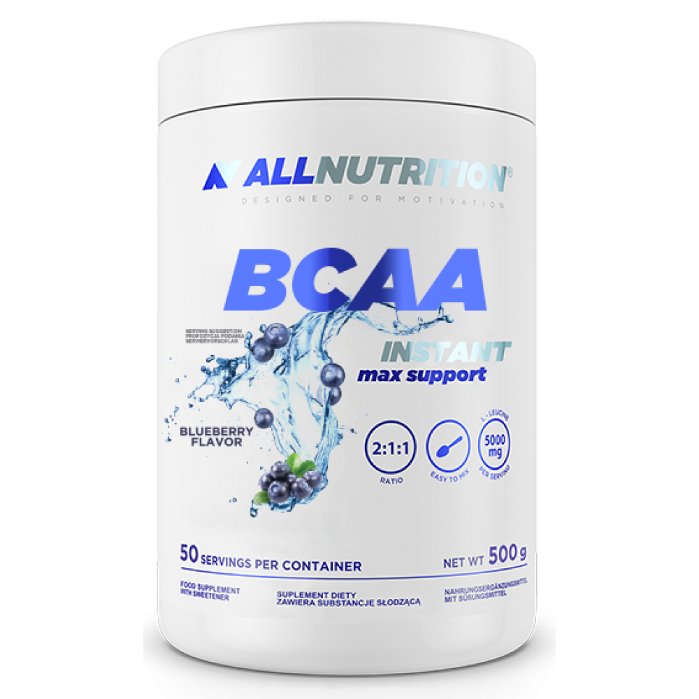 BCAA Max Support Instant - 500g Bllueberry (Повреждена банка)