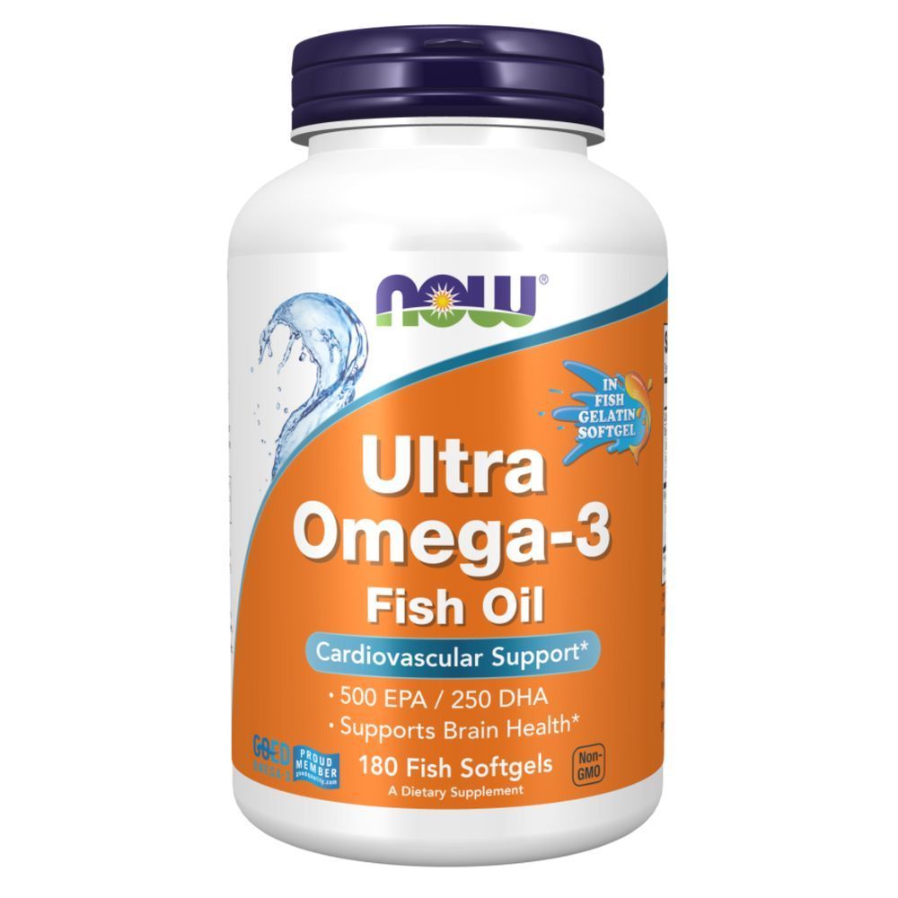 (12.02 Ожидание) Ultra Omega-3 FO 500/250 Fish Gelatin - 180 Softgels
