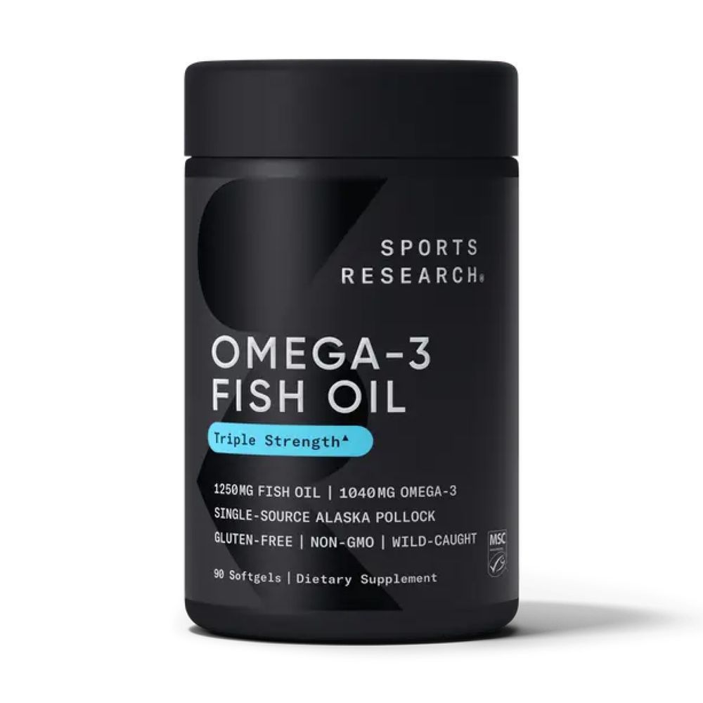 Omega-3 Fish Oil Alaska Pollock 1250mg - 90 softgels (Без етикетки)