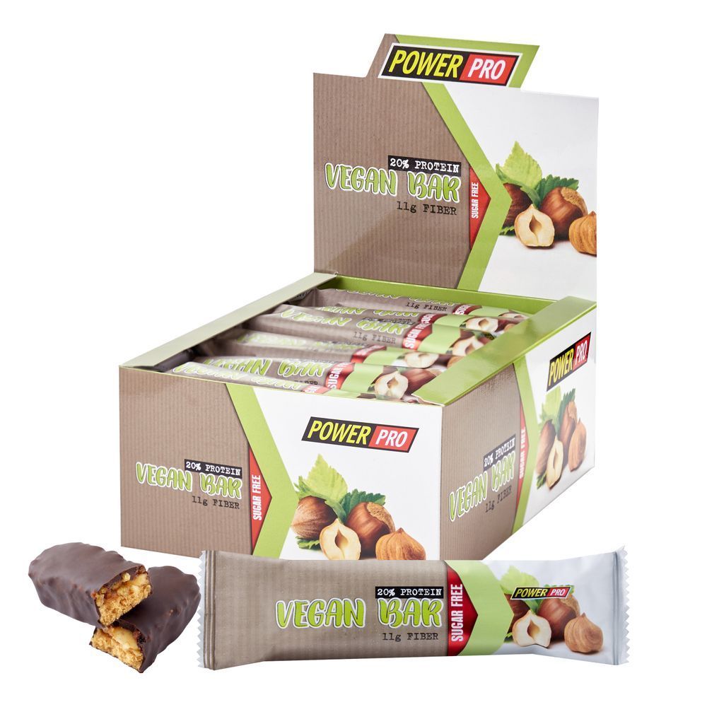 Vegan Bar 32% protein - 20x60g (Повреждена упаковка)