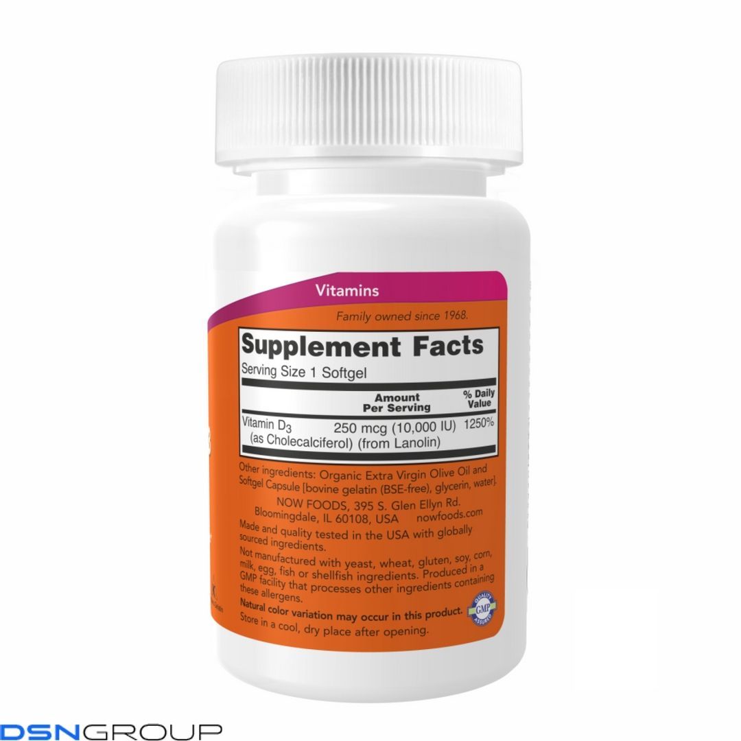 (12.02 Очікування) VIT D-3 10,000 IU - 120 sgels