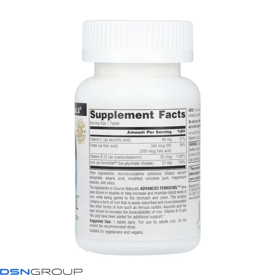 Advanced Ferrochel&trade; 27mg - 180 tabs