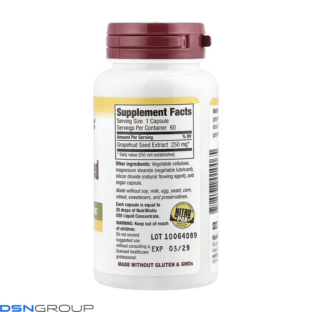 Grapefruit Seed Extract 250mg - 60 caps