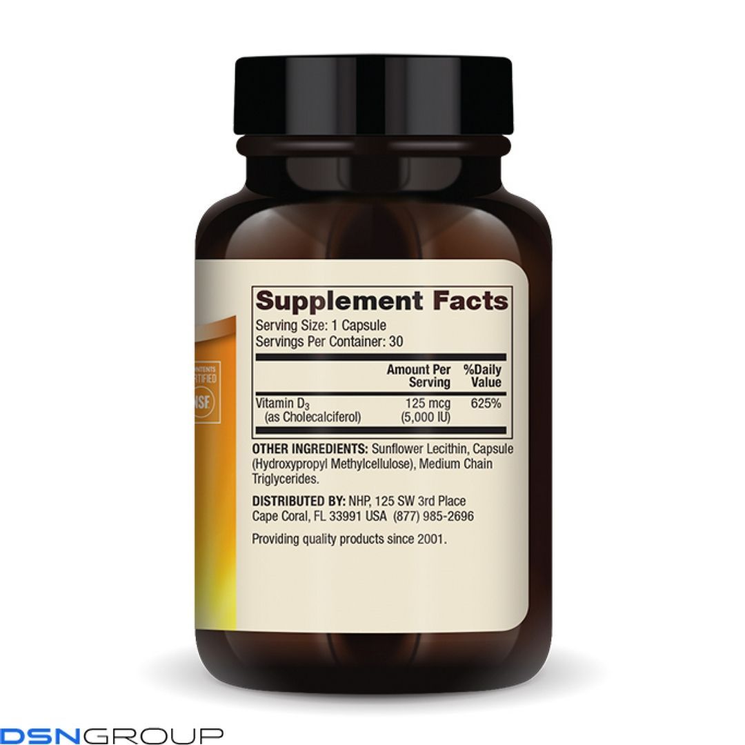 Liposomal Vitamin D3 5000 IU - 30 caps