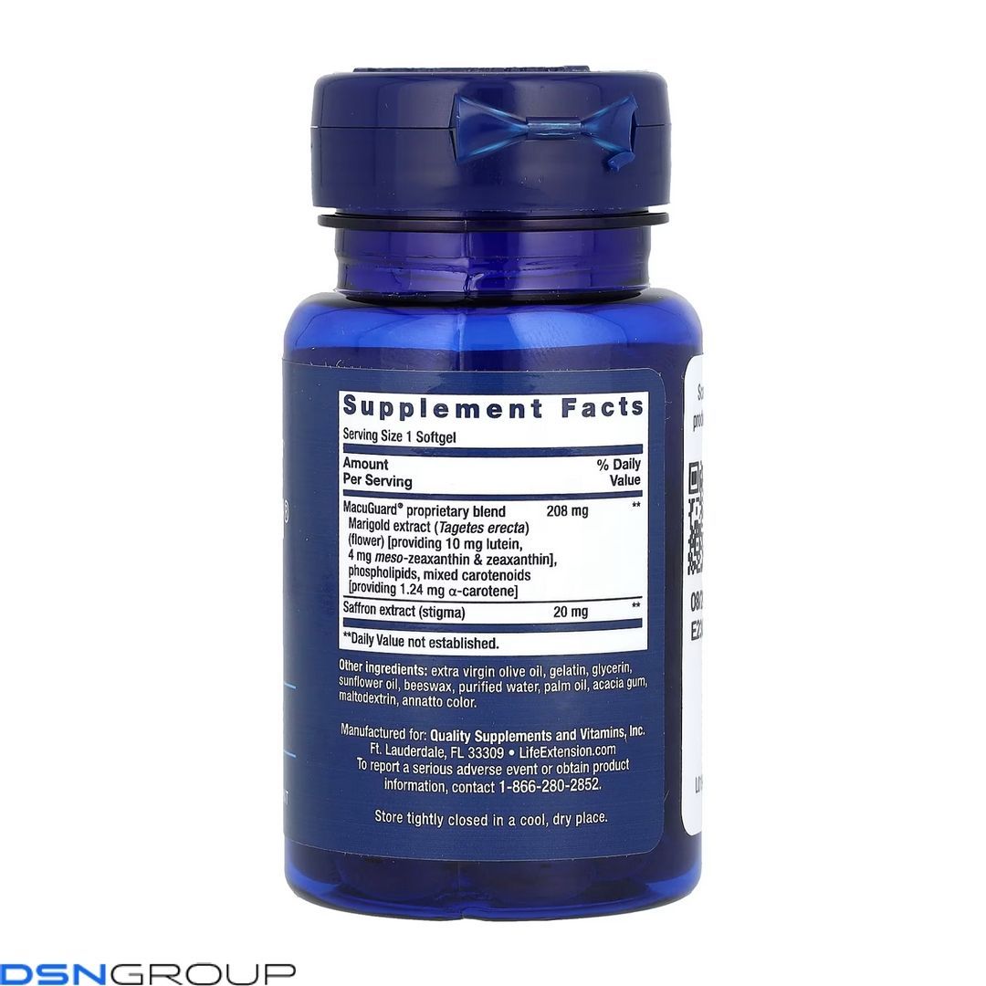 MacuGuard&reg; Ocular Support with Saffron - 60 softgels