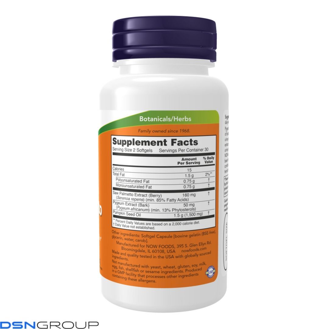 Pygeum & Saw Palmetto 25/80mg - 120 sgels 2022-10-2648 фото Pygeum & Saw Palmetto 25/80mg - 120 sgels
