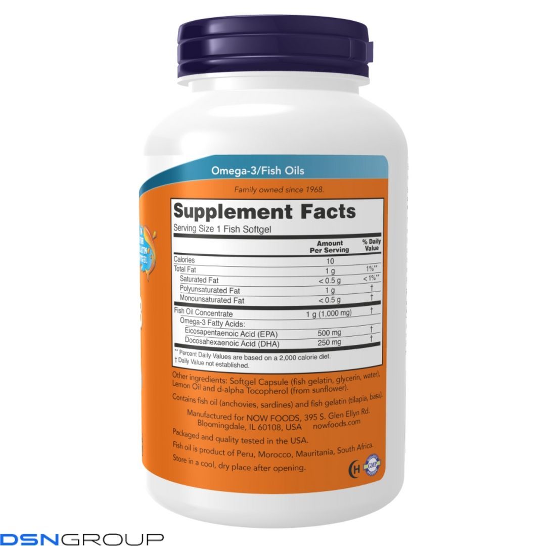 (12.02 Очікування) Ultra Omega-3 FO 500/250 Fish Gelatin - 180 Softgels