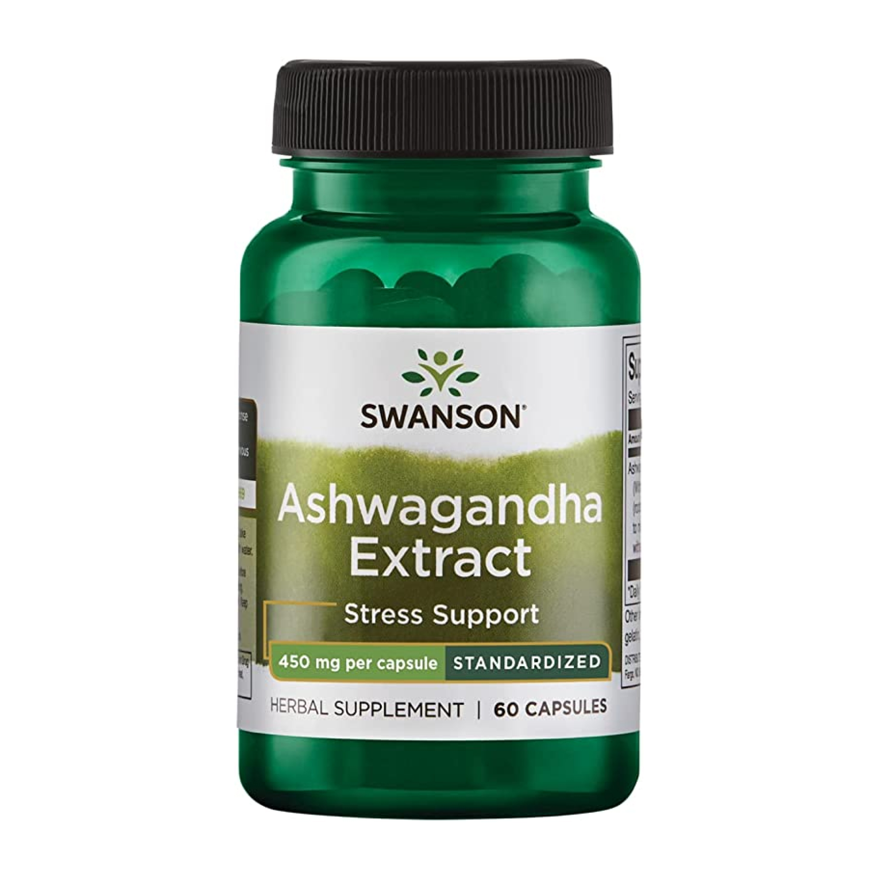 Екстракт ашваганди Swanson 450 мг, 60 капсул