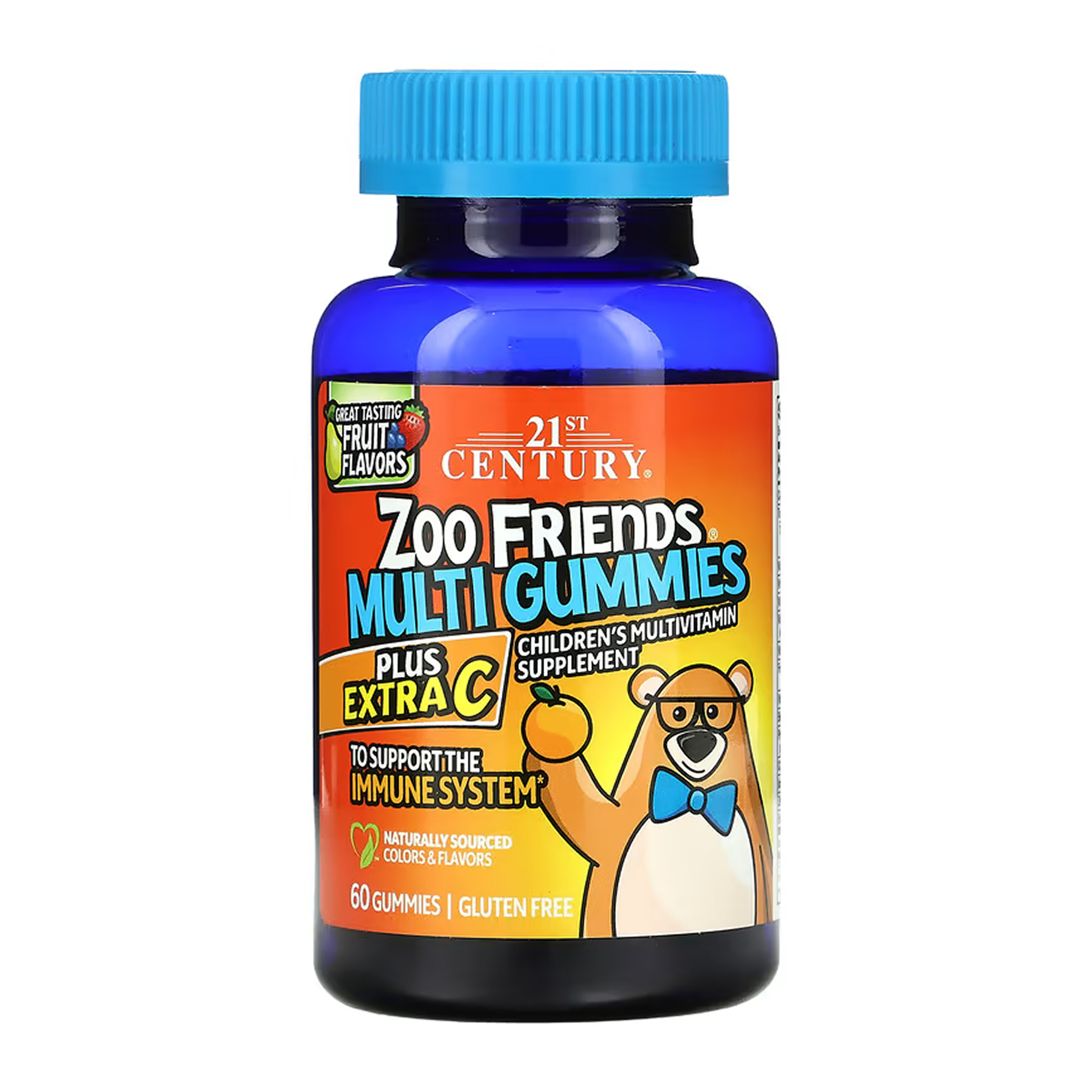 Дитячі жувальні мультивітаміни Zoo Friends, 60 таблеток