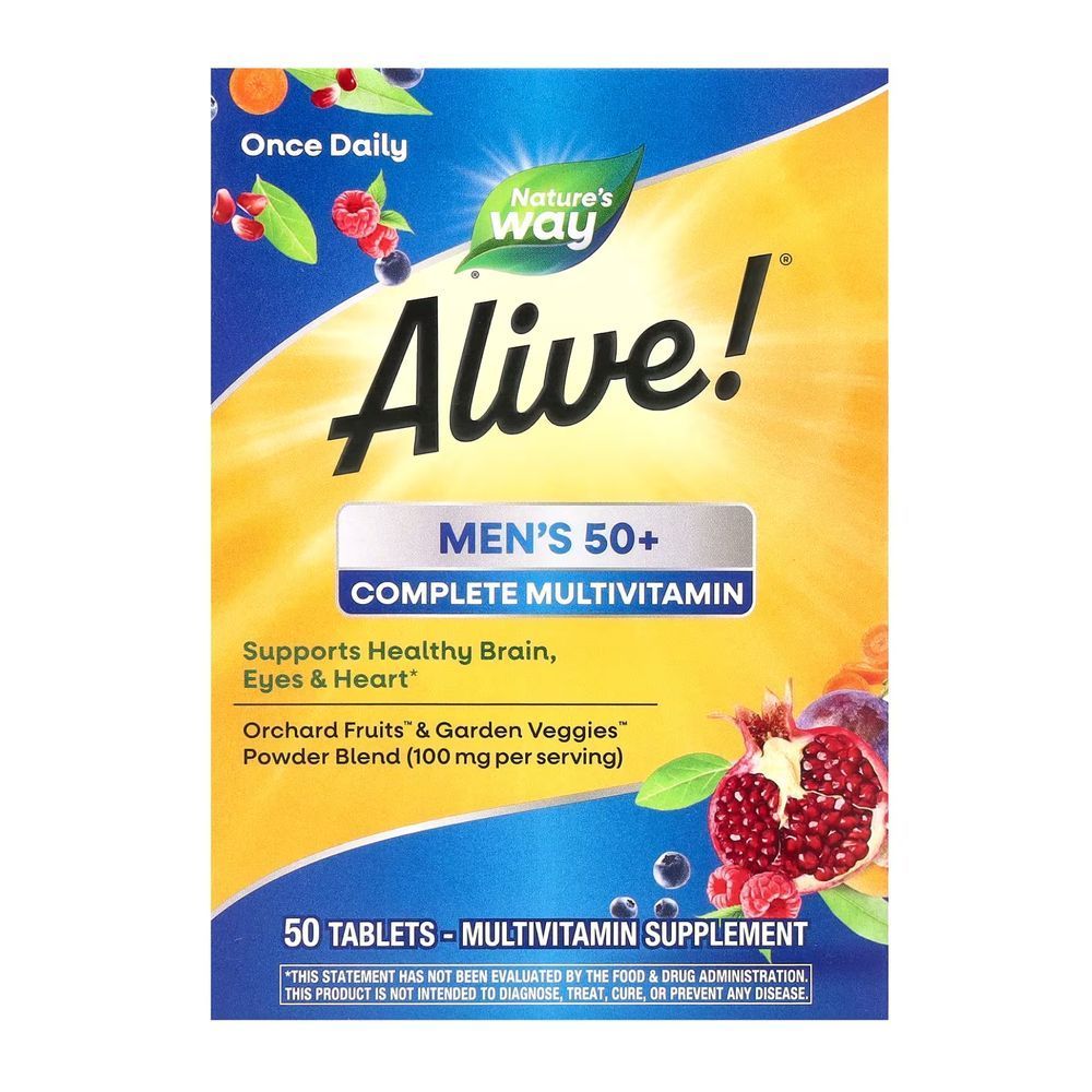 Men's 50+ Complete Multivitamin - 50 tabs (Повреждена упаковка)