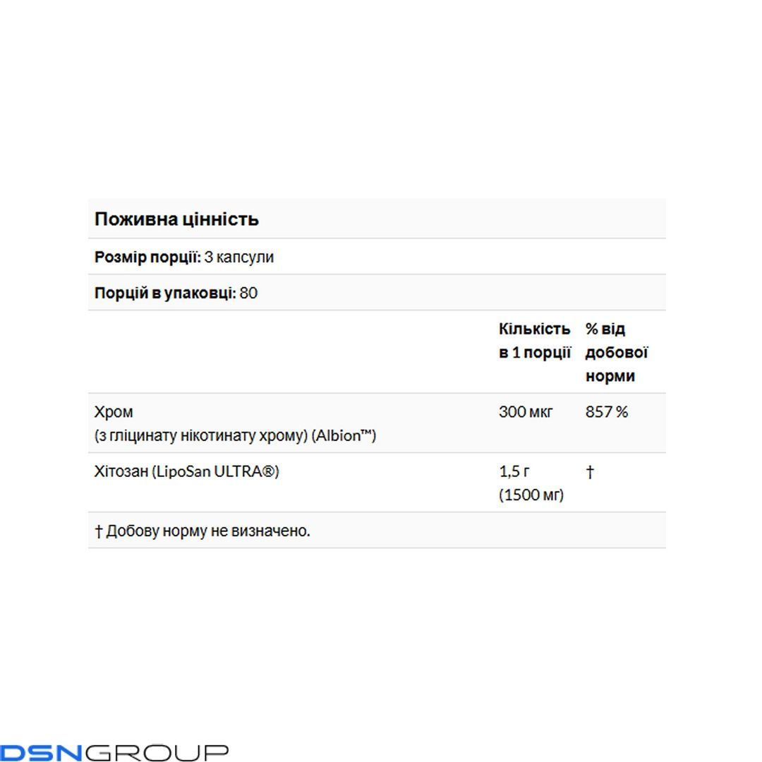 Chitosan Plus 500mg - 240 vcaps