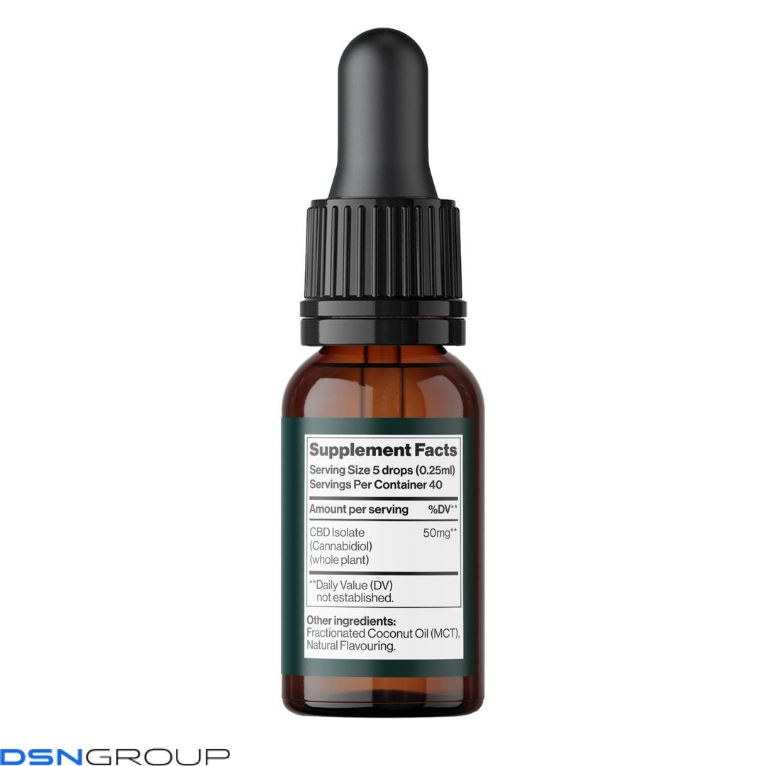 CBD Oil Isolate 2000 mg Strawberry - 10 ml (Пошкоджена етикетка)
