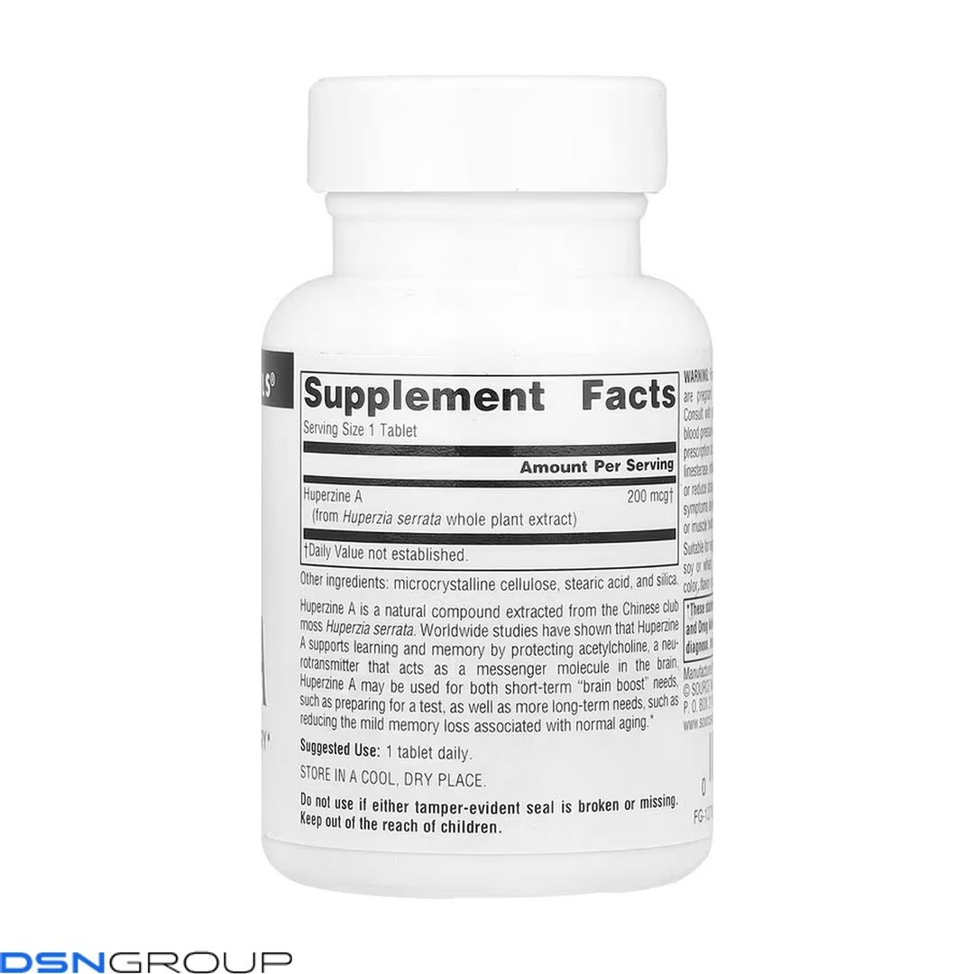 Huperzine A 200 mcg - 60 tabs